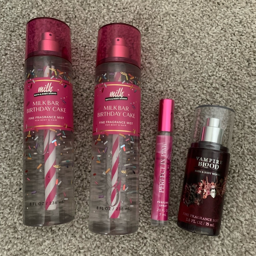 Bath & body works milkbar Fragrance Mist Set & Perfume Roll On